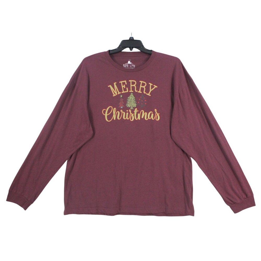 St. Jude  Size - 2XL Merry Christmas Long Sleeve T-Shirt‎